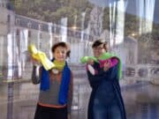 Le plus vieux clocher de France emmitouflé dans une écharpe géante