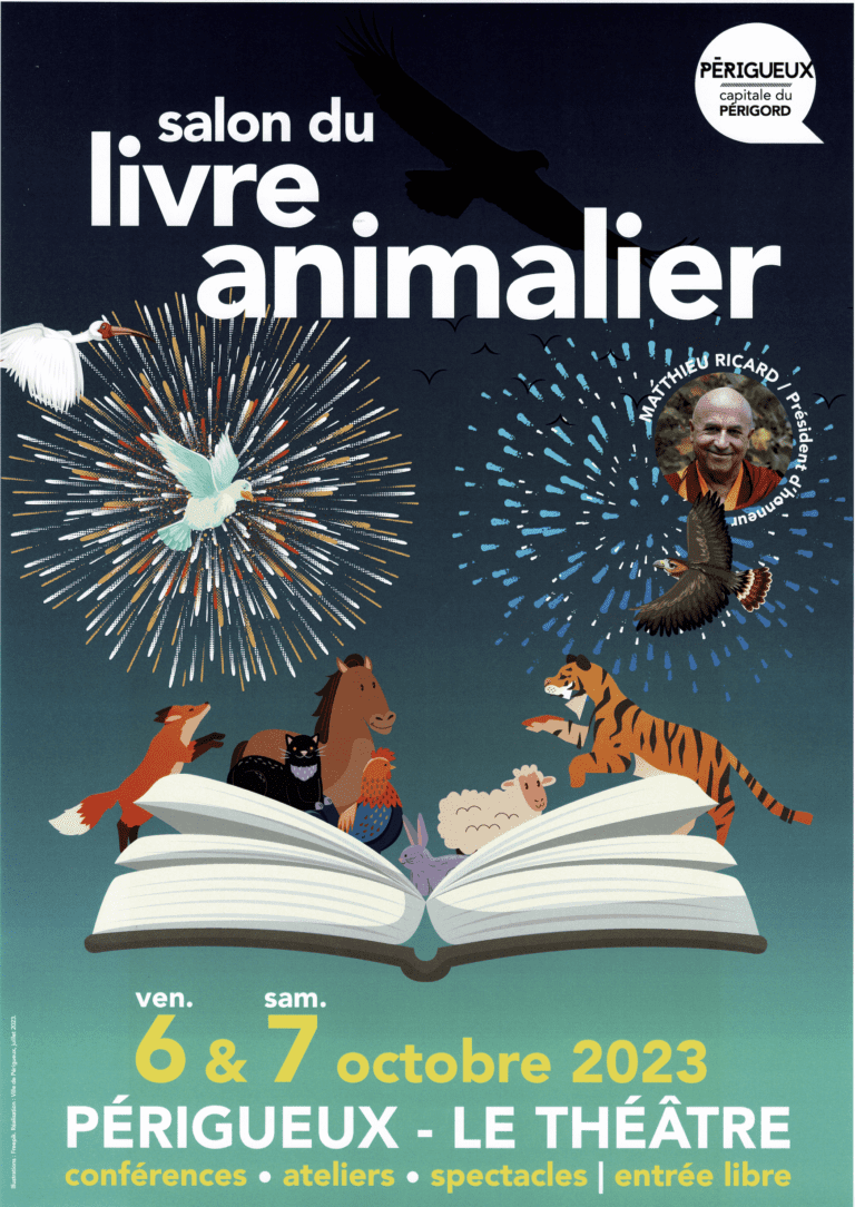 Un salon du livre animalier à Périgueux