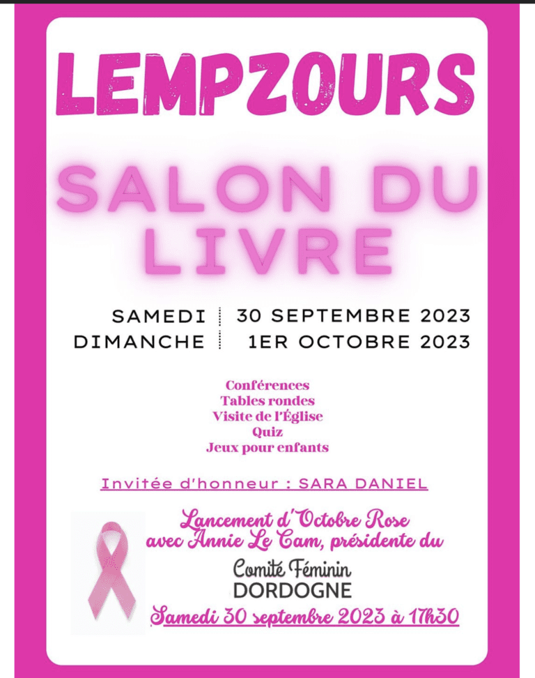 Salon du livre à Lempzours