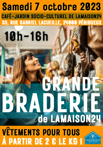 La braderie solidaire de LAMAISON24