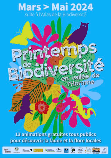 2ème édition du « Printemps de la biodiversité en vallée de l’Homme »