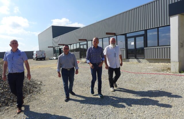 Le bâtiment principal de l'Esat est déjà sorti de terre