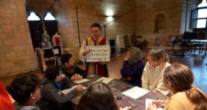 Passerelle artistique temporelle au château