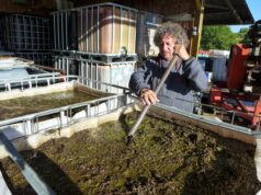 Une fête pour défendre l’ortie Jean-françois lyphout fabricant de purins de plantes et d'orties également président national de l'association aspro-pnpp qui se bat pour l'utilisation des plantes pour les soins en agriculture