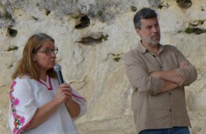 L'éditeur écrivain a été accueilli par la conservatrice Nathalie Fourment