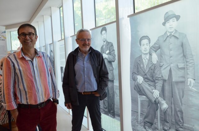 Pierre Daum et Michel Lecat au coeur de l'exposition