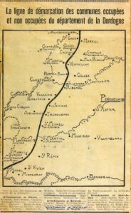 Le tracé de la ligne en Dordogne Archives départementales