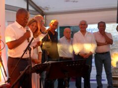 L’esprit de Joséphine Baker dans son château des Milandes Vendredi : les enfants de Joséphine Luis, Marianne, Jean-Claude, Brian, Jeanot, Akio et Mara © H.C.