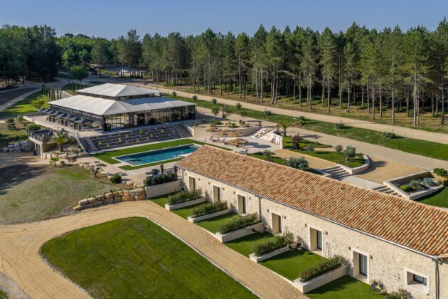 Aménagements château de la Jarthe, à Coursac