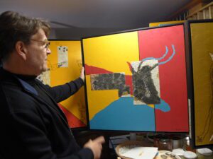 Une longue carrière à l'atelier des fac-similés a inspiré sa peinture