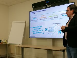 Le DG Philippe Hermann présente le groupe Savencia