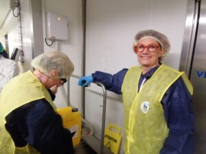 Visite avec la présidente de Péri Ouest Cécile Blay