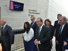 Lascaux à l’heure norvégienne Un visiteur surprise François Hollande animant la visite avec ses bons mots