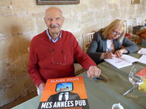 Claude Douce et son livre de mémoire dans la publicité