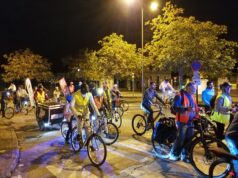 Les cyclistes urbains donnent leur avis La véloparade nocturne annuelle dans Périgueux
