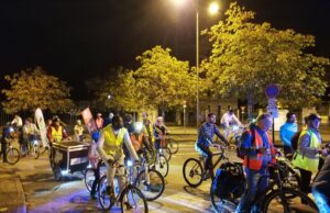 Les cyclistes urbains donnent leur avis La véloparade nocturne annuelle dans Périgueux