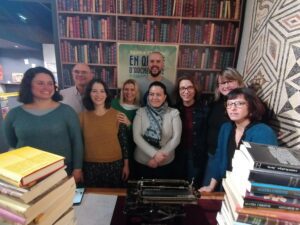 L'équipe de Vesunna pour l'exposition Agatha Christie en 2023