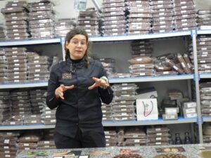 Des stocks de chocolat fabriqué sur place