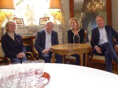 Nouvelle équipe au fonds de dotation de Brou de Laurière a directrice Sophie Dupont, Patrick Palem, Aude Calvet et Pierre Ancely