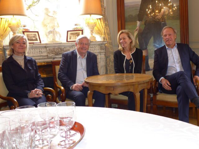 a directrice Sophie Dupont, Patrick Palem, Aude Calvet et Pierre Ancely