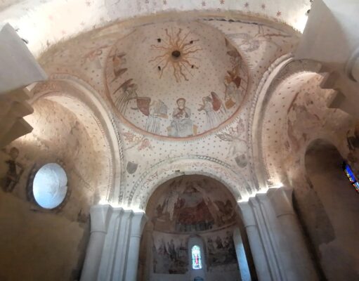 Toutes les couleurs du passé Saint-Méard, vue d'ensemble de la nef