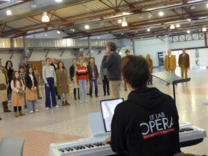 Répétitions avec le chef de chœur