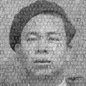 Le memorial Creysse composé de centaines de photos