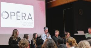 L’alchimie de la Bohème Les lycéens lors de la présentation de leurs travaux