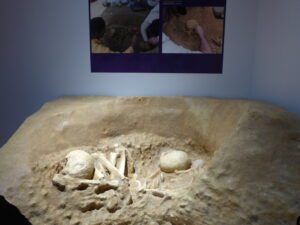 Une sépulture de Casseneuil reproduite