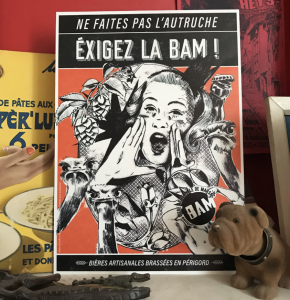 Dessin publicitaire de Claire Gaudriot