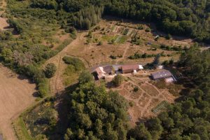 Vue du domaine agricole 