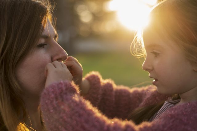 daughter-being-playful-with-mother