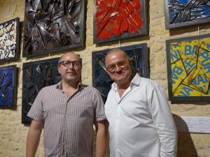 Avec Jean-Julien Delautre le conservateur du château