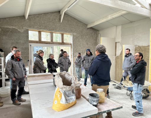 De Saint-Astier à Paris : formation aux matériaux naturels
