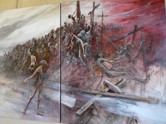 Don Quichotte et le Golgotha de Nino Pajot
